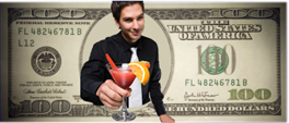 money bartending